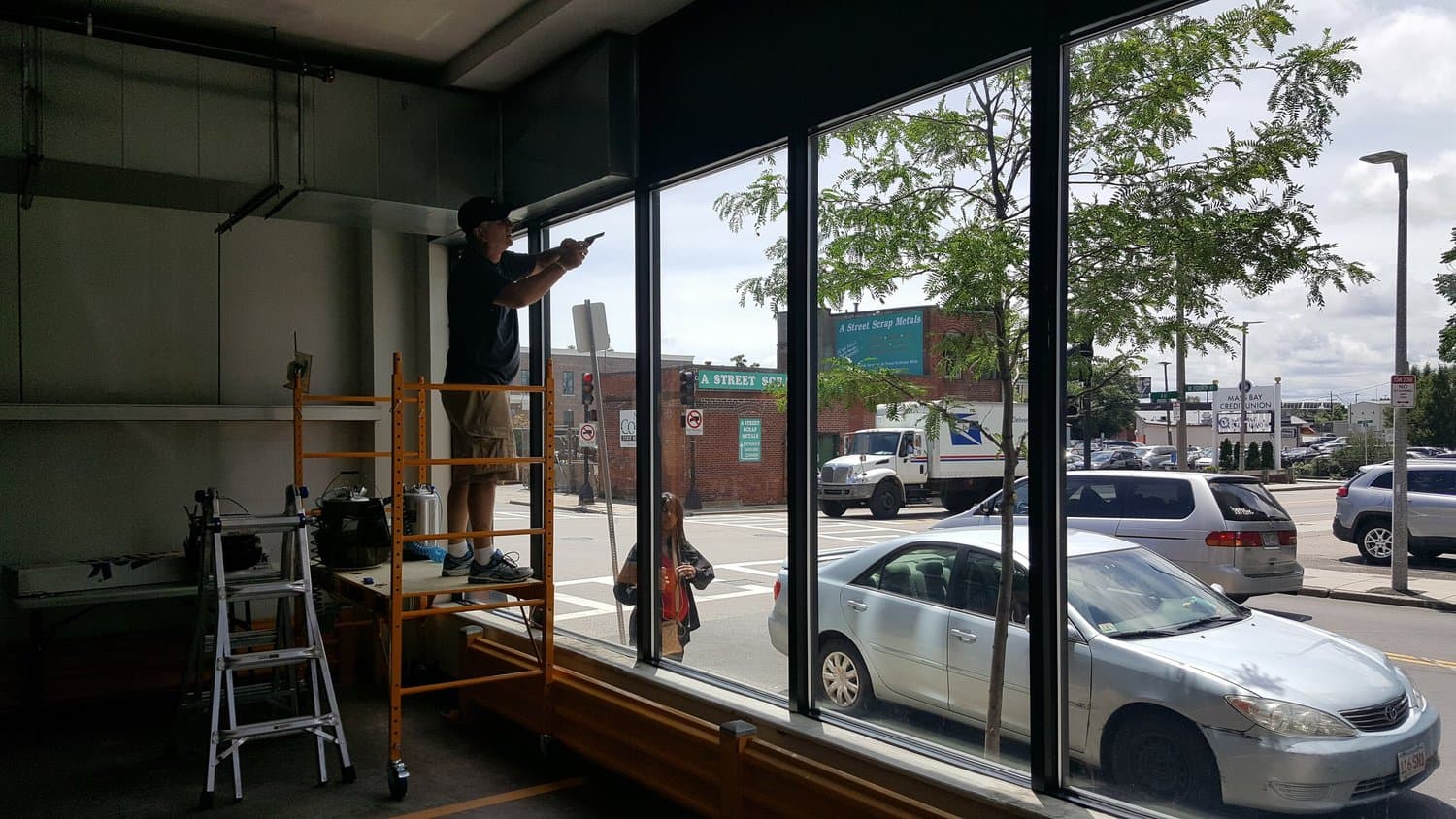 Class in session at Window Tinting School